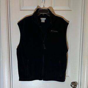 Columbia Midnight Black Fleece Vest